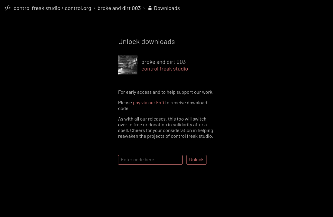 Unlock downloads page (Desktop)